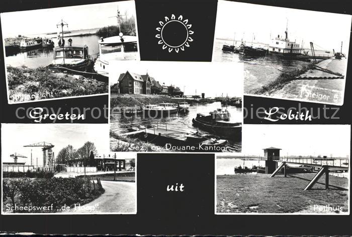 Lobith Rijngezicht Steiger Douane Kantoor Peilhuis Scheepswerf de Hoop