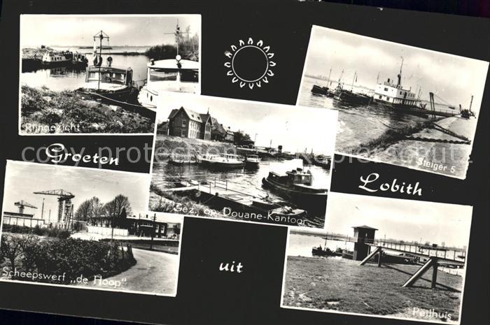 Lobith Rijngezicht Steiger Douane Kantoor Peilhuis Scheepswerf de Hoop