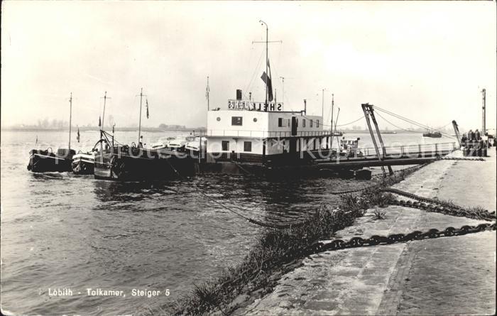Tolkamer Lobith Steiger 5 Frachtkahn Rhein Binnenschifffahrt