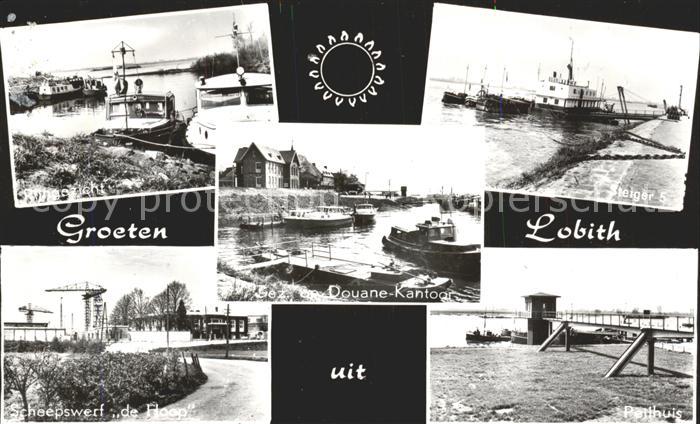 Lobith Rijngezicht Steiger Douane Kantoor Peilhuis Scheepswerf de Hoop