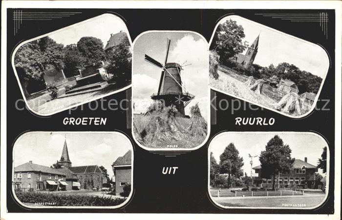 Ruurlo Reurle Plantseon RK Kerk Postkantoor Dorpstraa
