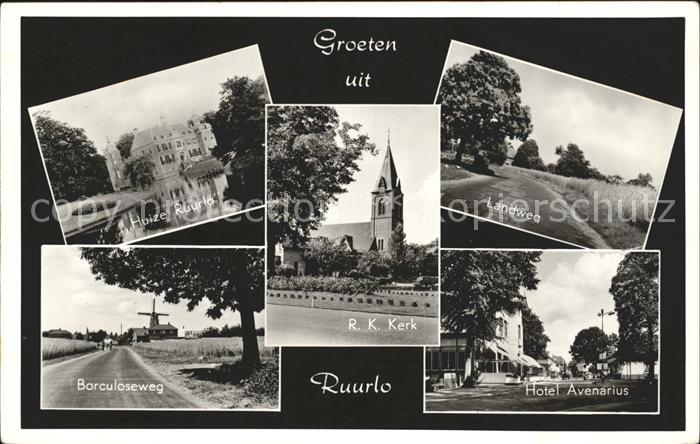 Ruurlo Reurle Landweg Borculoseweg Kerk Hotel Avenari