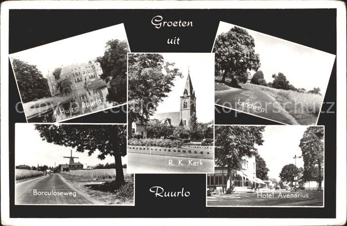 Ruurlo Reurle Huize Landweg Hotel Avenarius Borculoseweg RK Kerk
