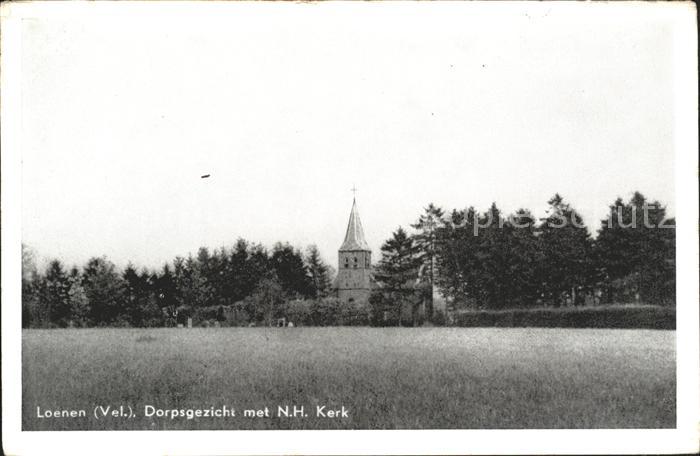 Loenen Dorpsgezicht met Ned Herv Kerk Kirche