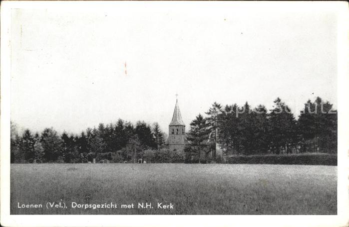 Loenen Dorpsgezicht met Ned Herv Kerk Kirche