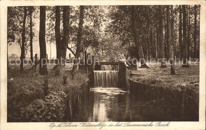 Loenen Watervalletje in het Leuvenumsche Bosch Wasserfall