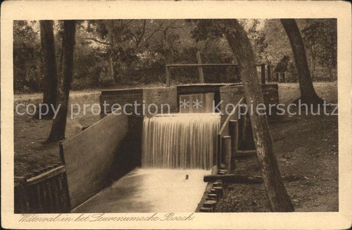 Loenen Waterval in het Leuvenumsche Bosch Wasserfall
