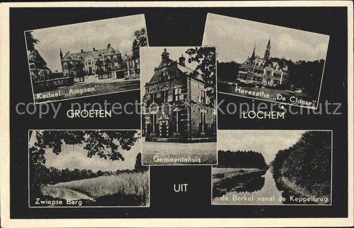 Lochem Kasteel Ampsen Havezathe De Cloese Berkel Keppelbrug Gemeentehuis Zwiepse