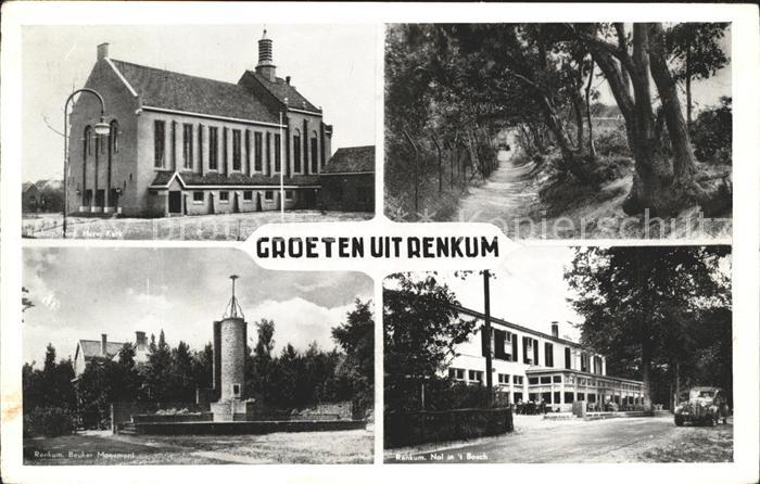 Renkum Kerk Monument Nol in 't Bosch Waldweg
