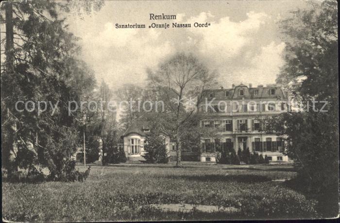 Renkum Sanatorium Oranje Nassau Oord