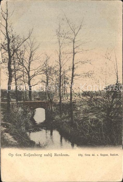 Renkum Op den Keijenberg Bachlauf Bruecke