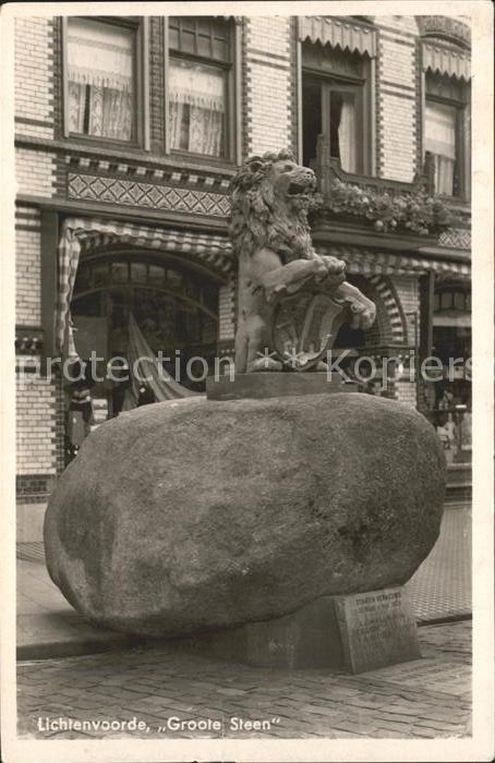 Lichtenvoorde Groote Steen Loewenskulptur