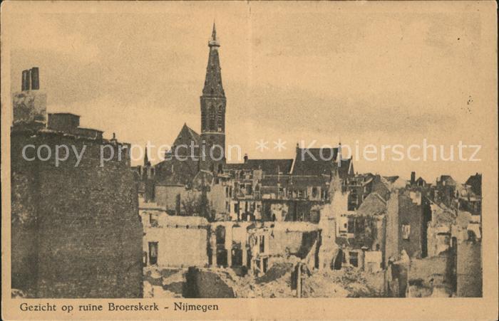 Nijmegen Gezicht Ruine Broerskerk