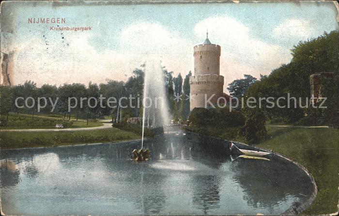 Nijmegen Kronenburgerpark Springbrunnen