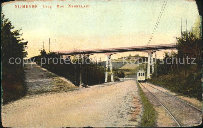 Nijmegen Moot Nederland Strassenbahn Bruecke