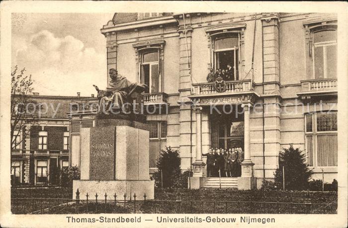 Nijmegen Thomas Standbeeld Universiteits Gebouw