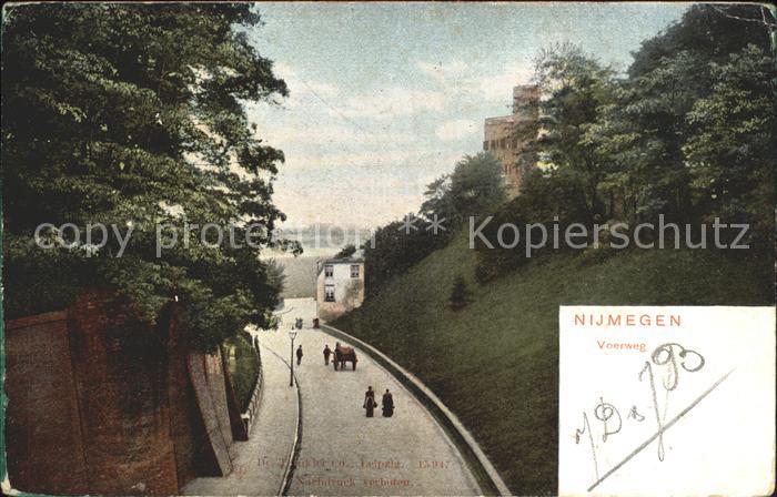 Nijmegen Voerweg Pferdekutsche