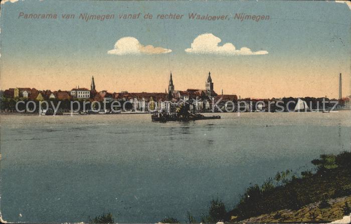 Nijmegen Waaloever Segelboot