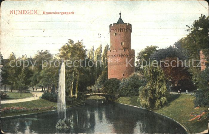 Nijmegen Kronenburgerpark Springbrunnen