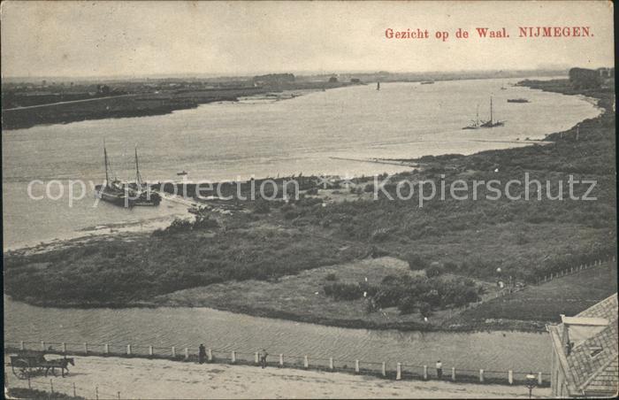 Nijmegen Waal Segelschiffe