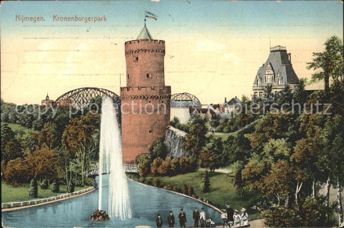 Nijmegen Kronenburgerpark Springbrunnen