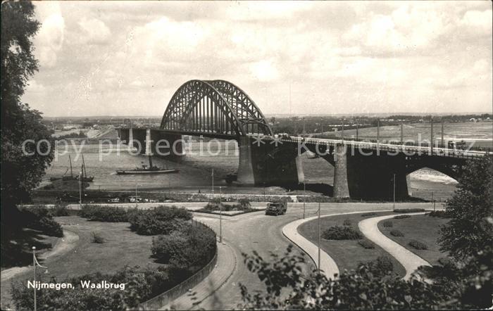 Nijmegen Waalbrug Dampfer