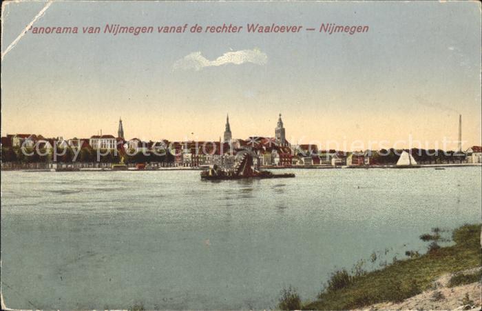Nijmegen Waaloever Schiff