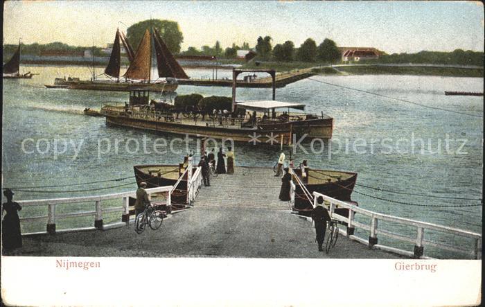 Nijmegen Gierbrug Hafen Faehre