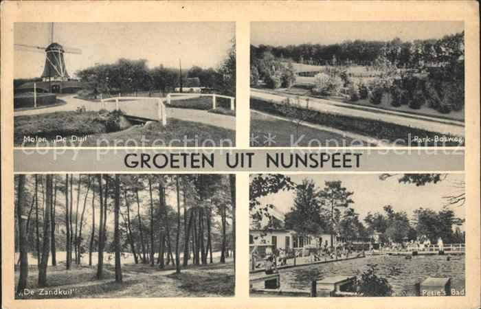 Nunspeet Molen Duif Park Bosweg Bad Zandkuil