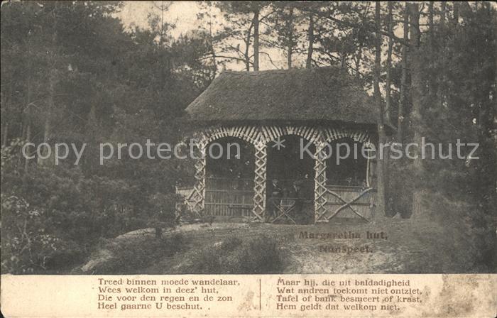 Nunspeet Margaretia hut Gedicht