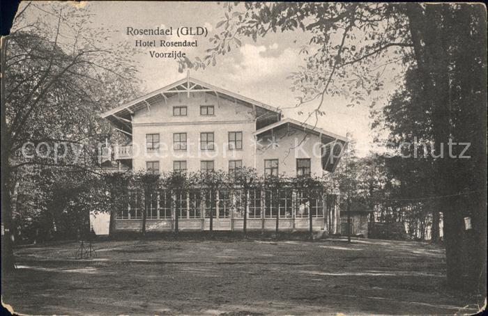 Rozendaal Gelderland Hotel Rosendael Voorzijde