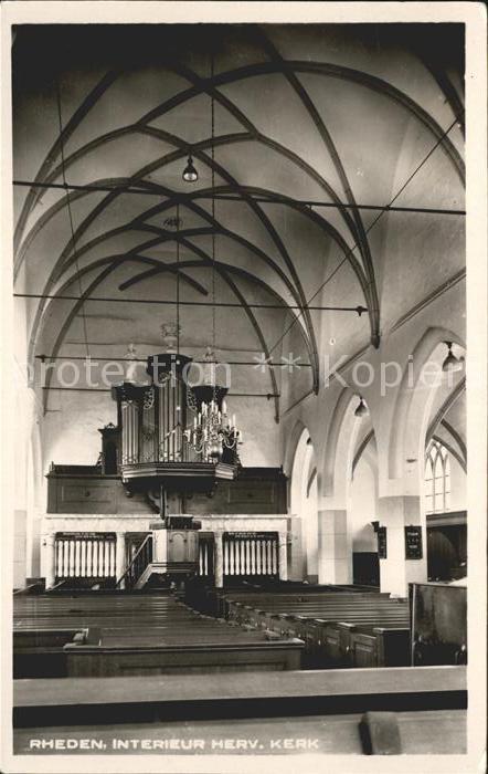 Rheden Gelderland Interieur Herv. Kerk
