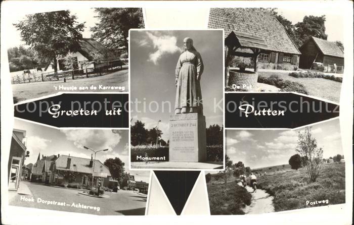 Putten Gelderland Postweg Pul Karreweg Monument