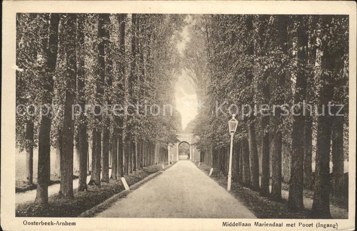 Oosterbeek Middellaan Mariendaal Poort Ingang
