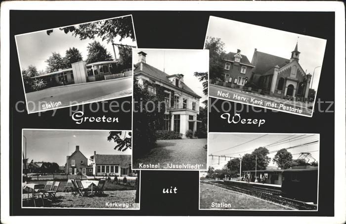 Wezep Gelderland Kerk Pastorie Station Kerkweg