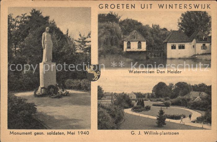 Winterswijk Watermolen Den Helder G.J. Willink-plan