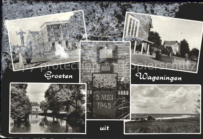Wageningen Denkmal Teilansichten