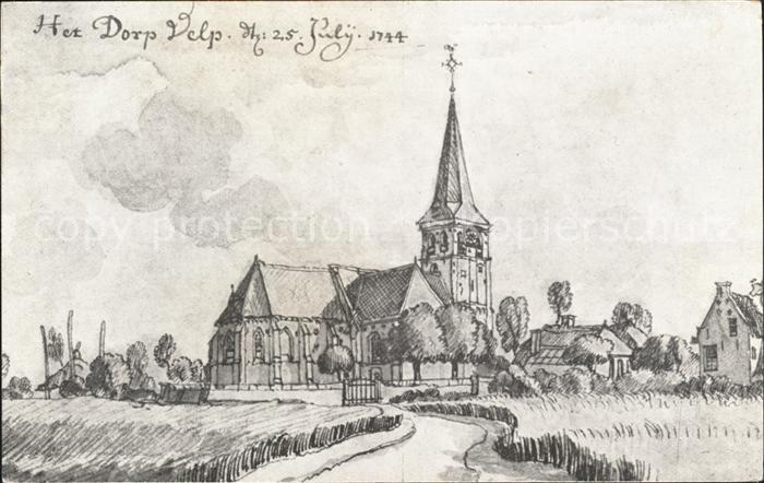 Velp Arnhem Kerk J. de Beyer Nr. 454