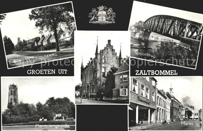 Zaltbommel Plantsoengezicht Spoorbrug Markt Rossum