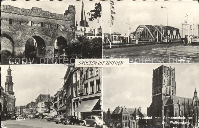 Zutphen Berkel Ruine Ijserlbrug St. Walburgkerk
