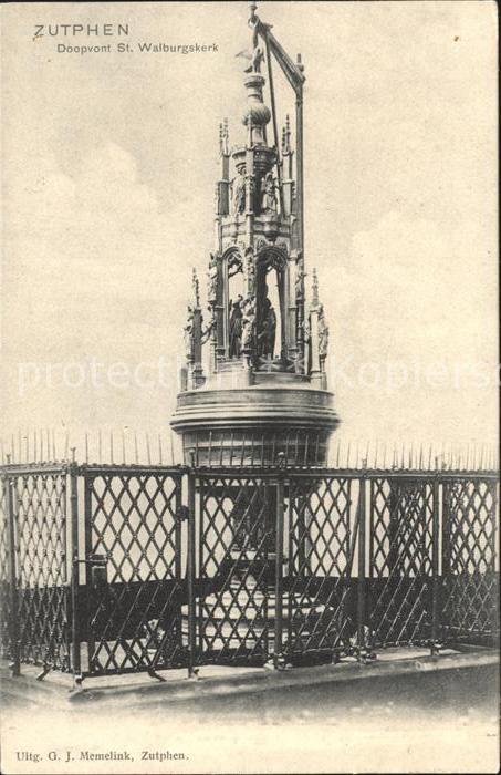 Zutphen Doopvont St. Walburgskerk