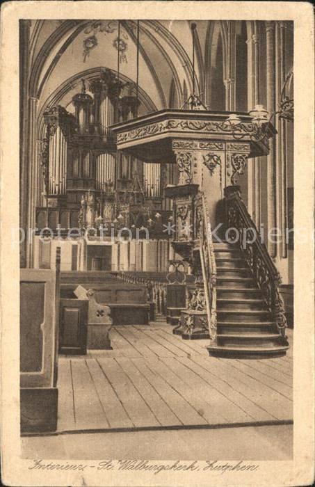 Zutphen Interieur St. Walburgskerk