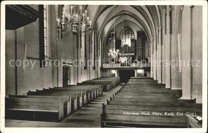 Elst Gelderland Interieur Ned Herv. Kerk
