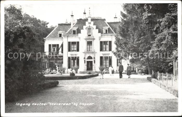 Elspeet Ingang Kasteel Staverden
