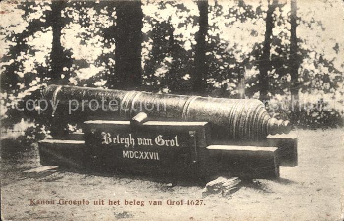 Groenlo Kanon Belegh van Grol 1627