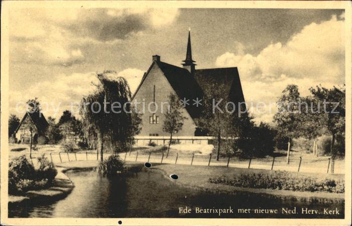 Ede Netherlands Beatrixpark nieuwe Kerk