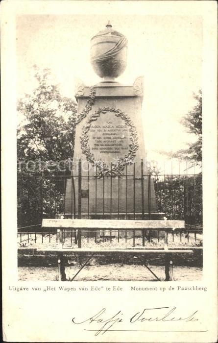 Ede Netherlands Uitgave van Het Wapen van Ede Monument