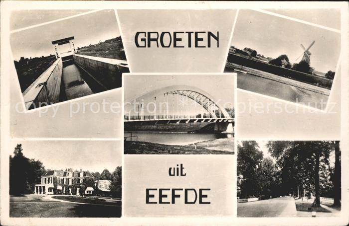 Eefde Molen Teilansichten Brücke