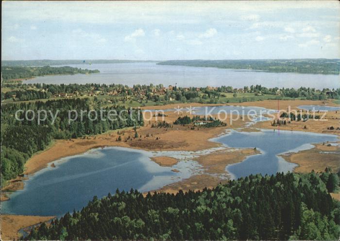 Iffeldorf mit Osterseen Fliegeraufnahme