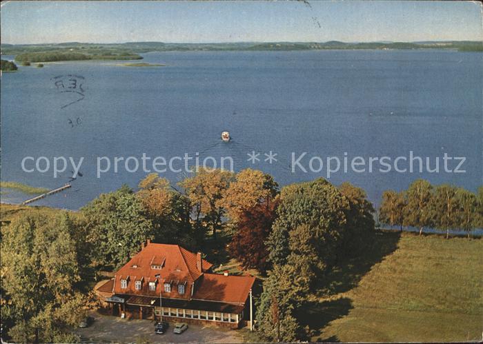 Dersau Gast und Pensionshaus Zur Muehle Ploenersee Fliegeraufnahme